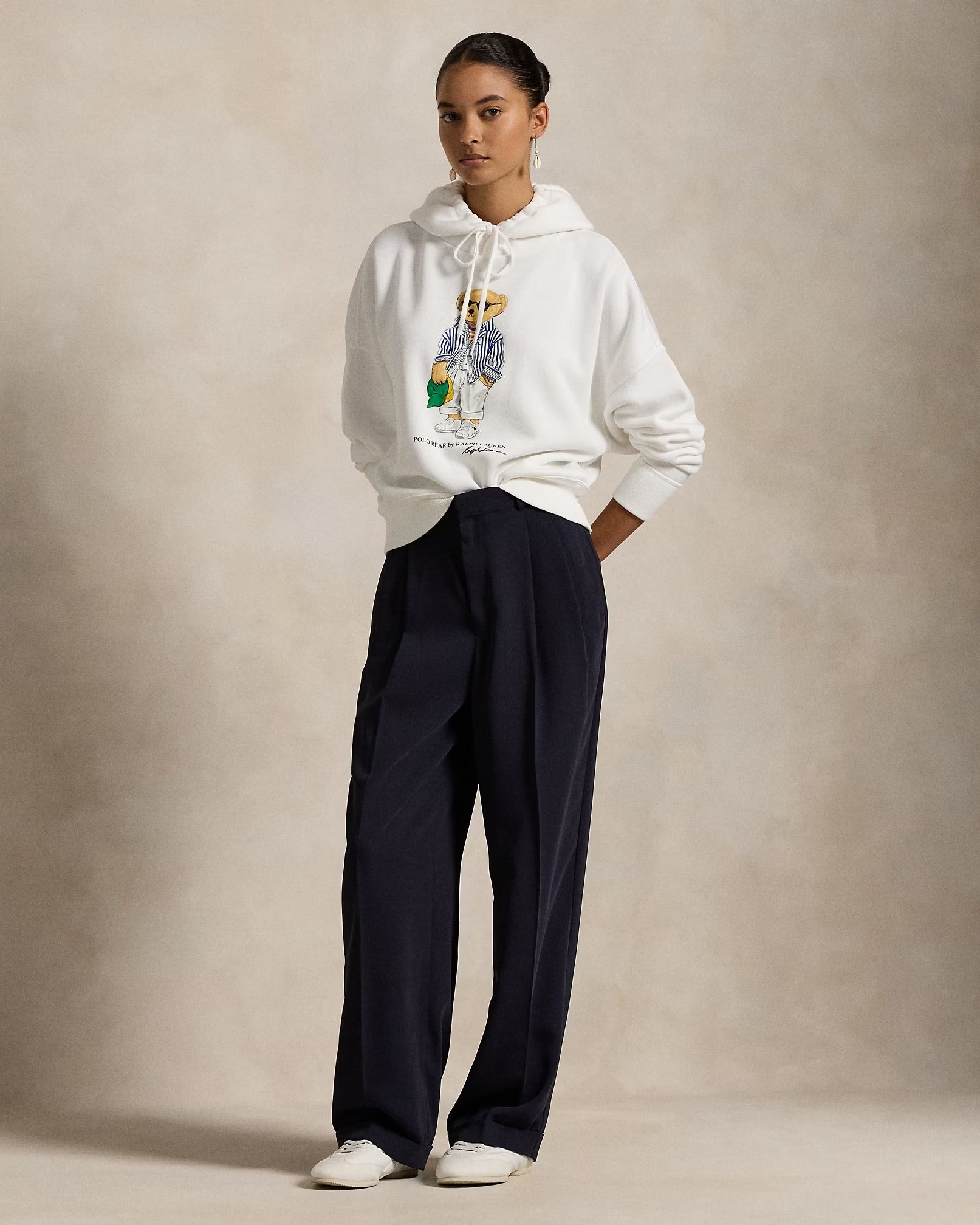 Polo Bear Fleece-Hoodie