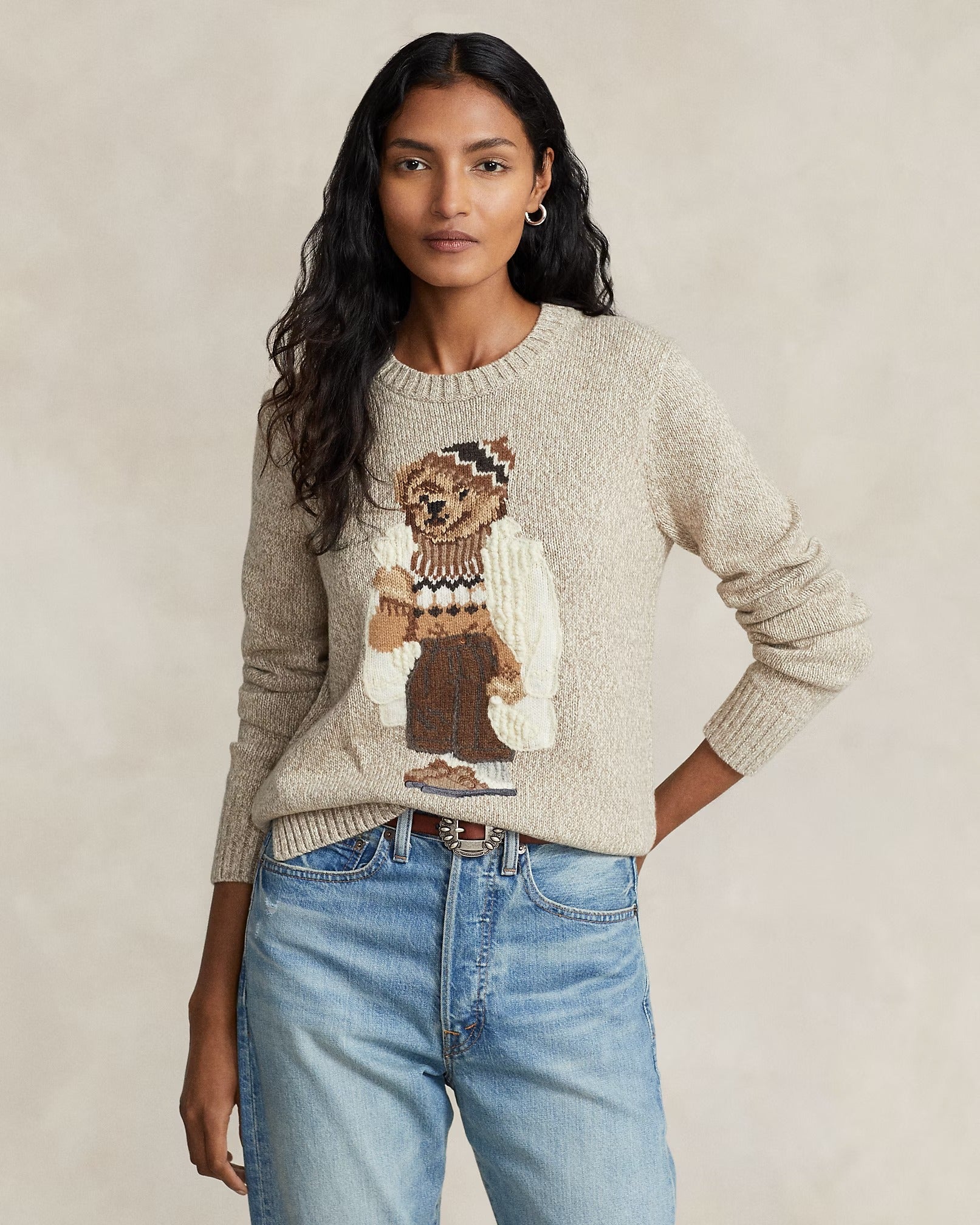 Polo Bear Pullover aus Baumwollmischung