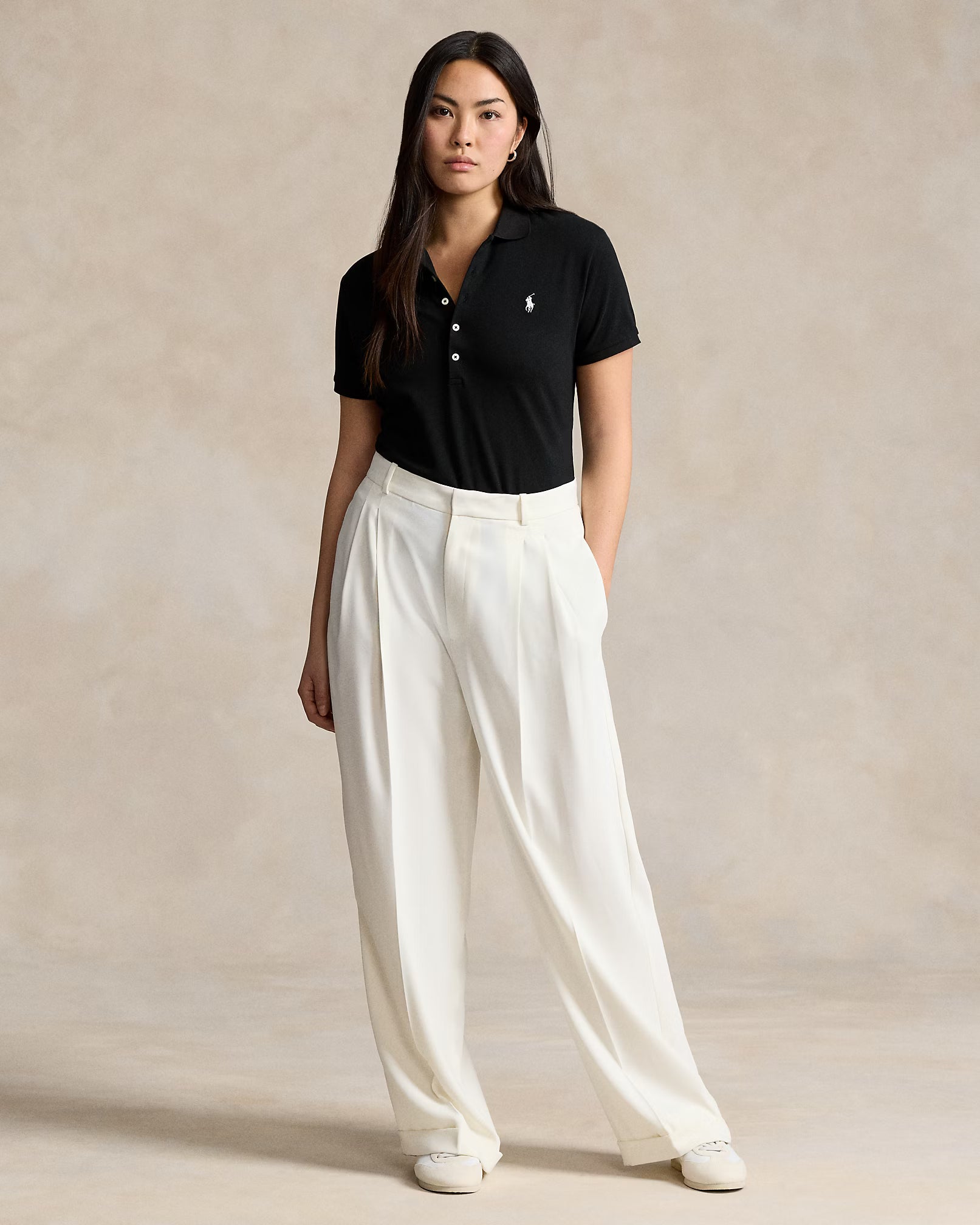 Stretch-Poloshirt im Slim Fit