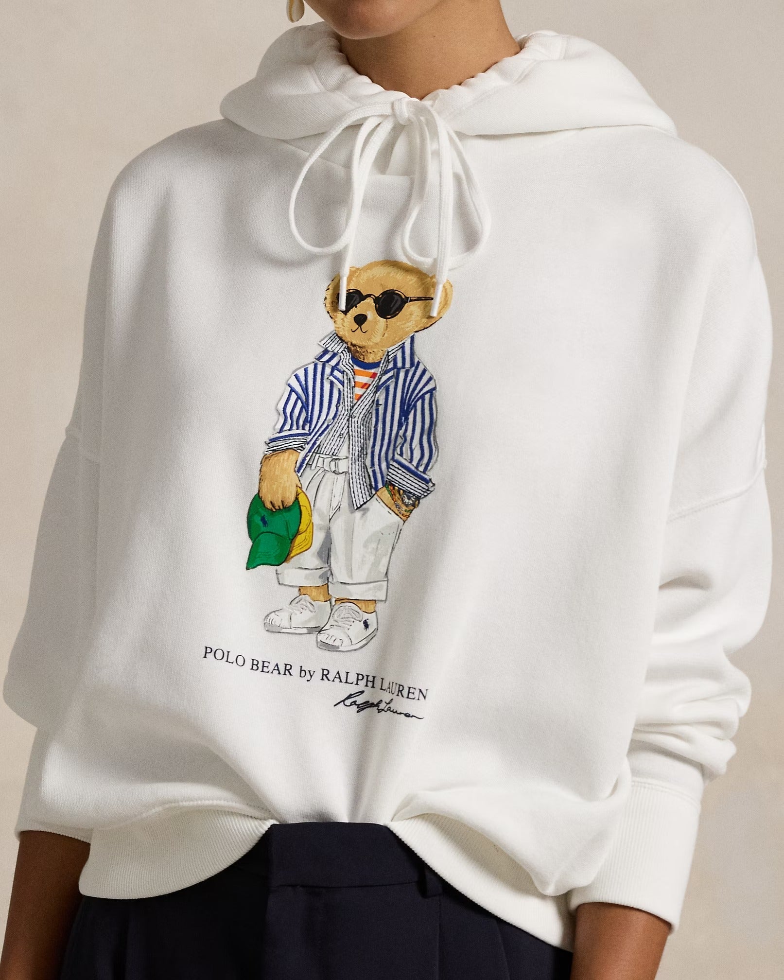 Polo Bear Fleece-Hoodie