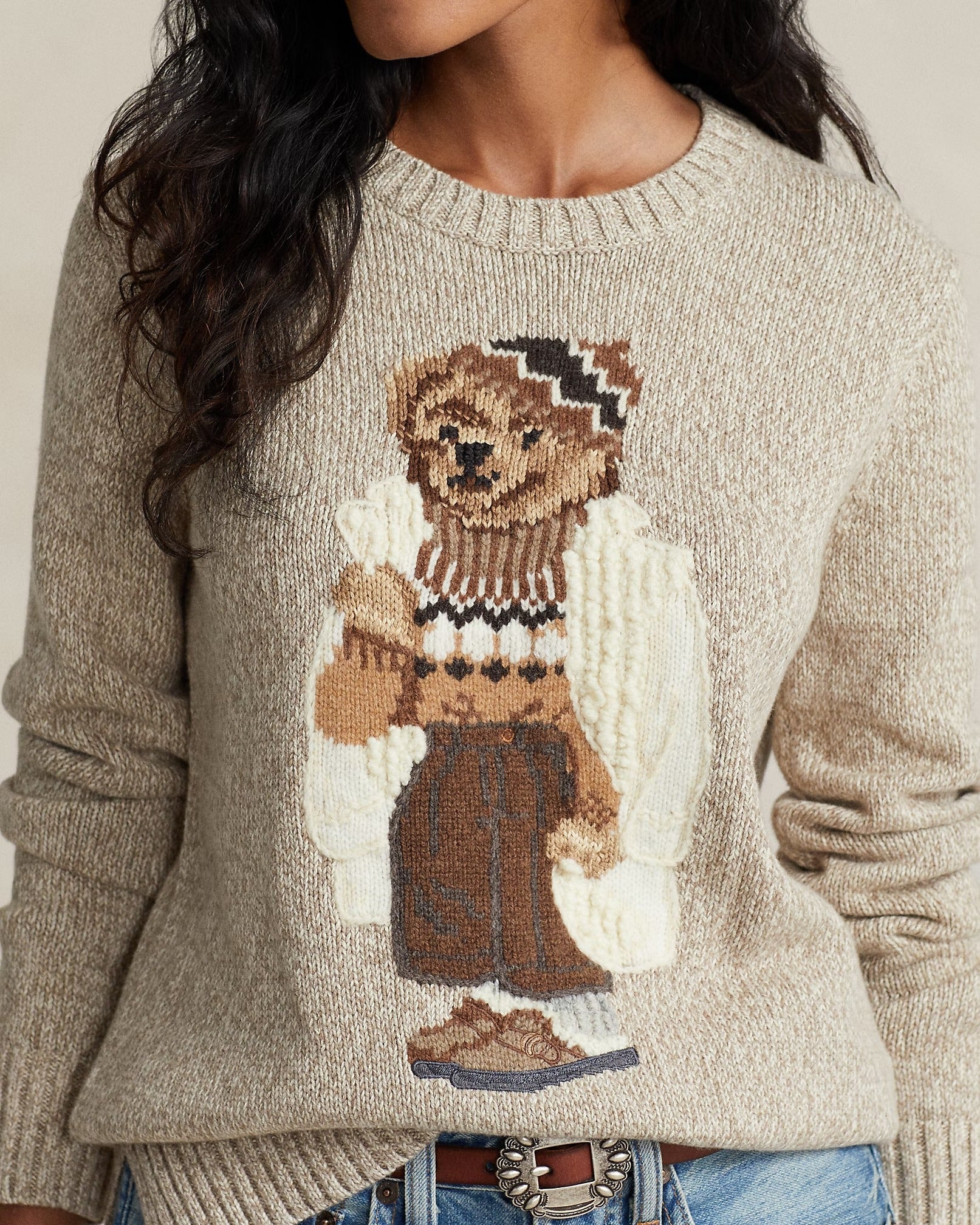 Polo Bear Pullover aus Baumwollmischung